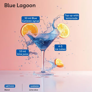 Blue Lagoon- Blue Curacao Syrup