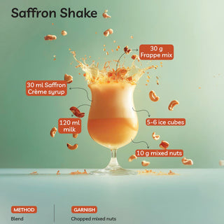 Saffron Royale Shake- Saffron Crème Syrup