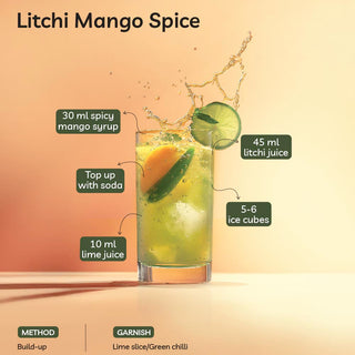Litchi mango Spice- Spicy Mango Syrup