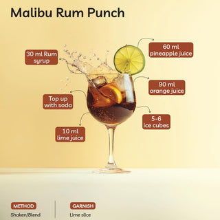 Malibu Rum Punch- Rum Syrup