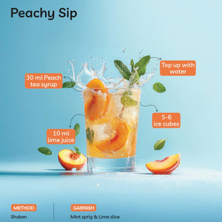 Peach Iced Serenity- Peach Ice Tea Syrup